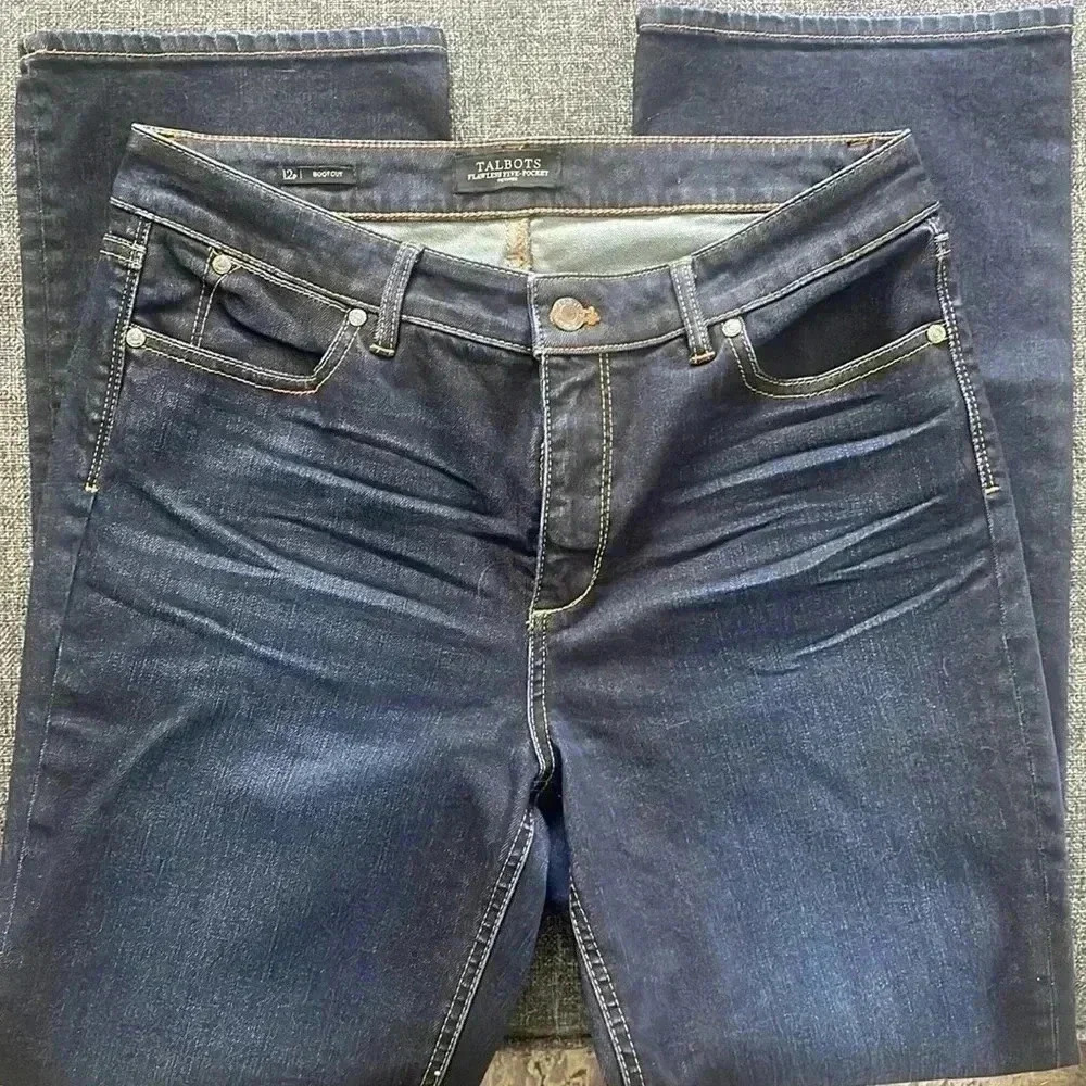 Never Worn 12p Bootcut Talbots Flawless Five Pocket - Picture 2 of 5